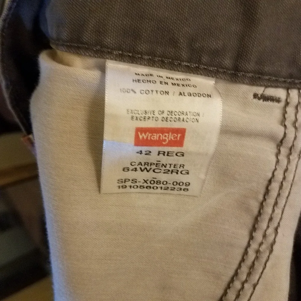 Wrangler Carpenter Shorts Relaxed Fit Mens Size 42Reg New‎ With Tags 10